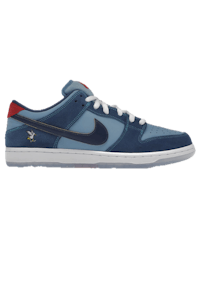 the nike sb dunk low in blue and red