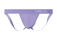 a purple brief with the word orvis on it