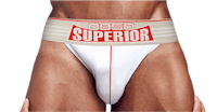 a man's underwear with the word superior on it