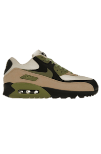 the nike air max 90 in olive and black