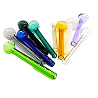 a group of colorful glass pipes on a black background